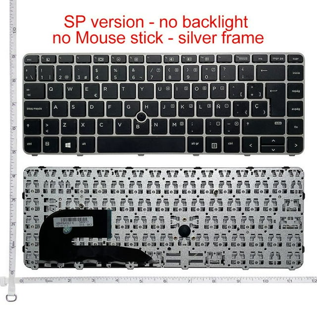 Clavier d'Ordinateur Portable pour HP pour EliteBook 840 G3 840 G4 848 G3 848 G4 745 G3 745 G4 840r G4 HSTNN-I33C-4 ZBOOK 14u G4 SP Sans Rétroéclairage