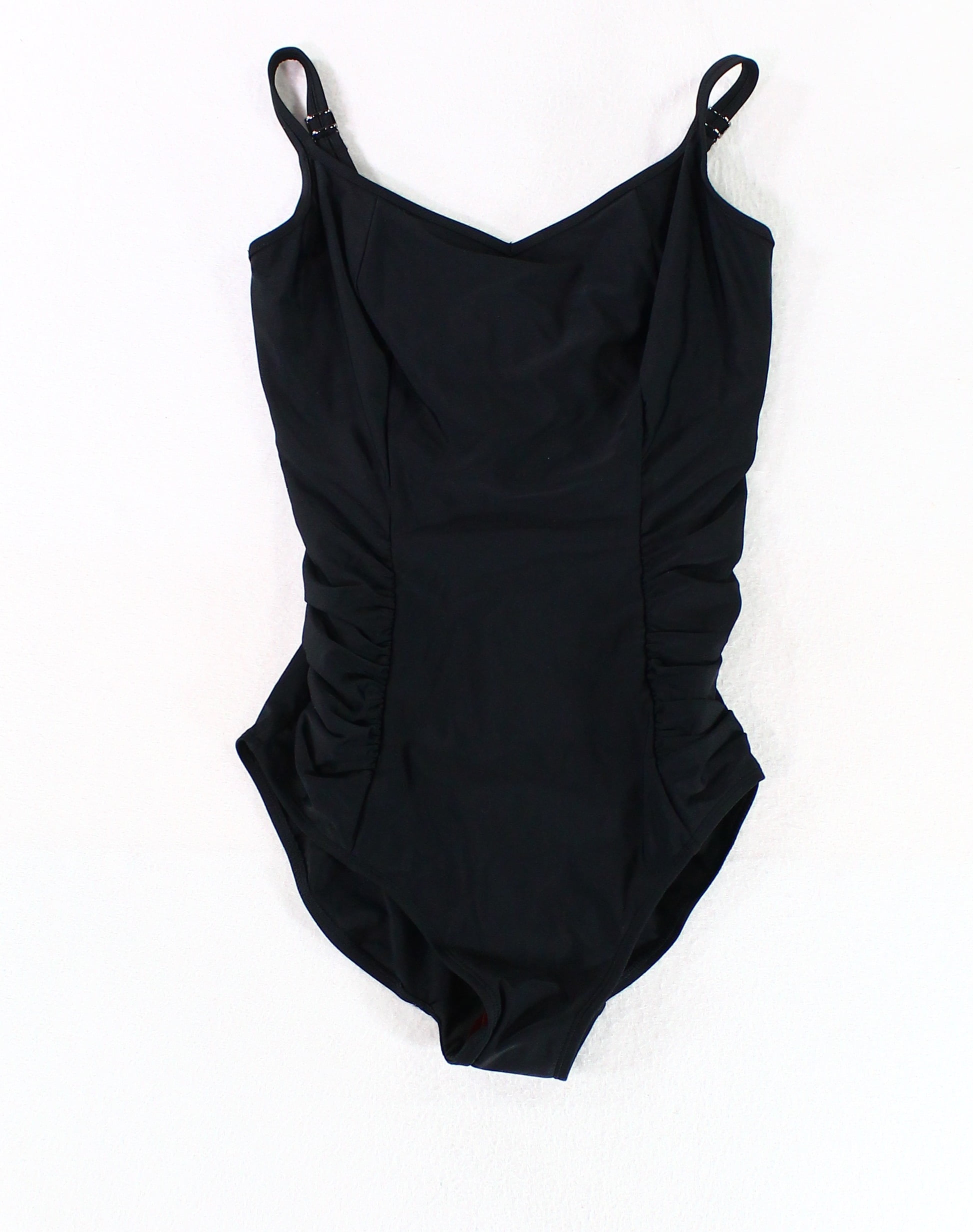 Panache Swim - Panache Swim NEW Black Women's Size 34G Ruched One-Piece ...