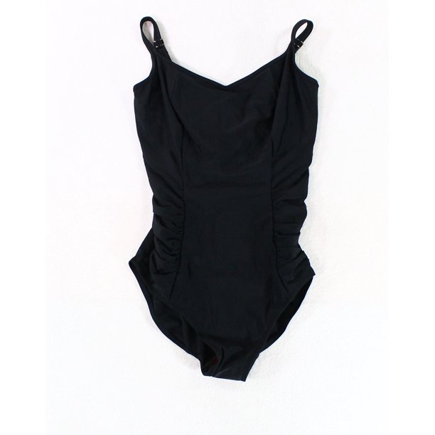 Panache Swim - Panache Swim NEW Black Women's Size 34G Ruched One-Piece ...