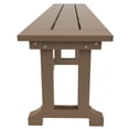 thumbnail image 3 of Charleston Outdoor Patio Adirondack Dining Trestle Bench, 3 of 5