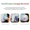 thumbnail image 4 of Colorful Glowing Rabbit Plush Toy LED Light Up Sitting Bunny Stuffed Animal Soft Doll for Boys and Girlss Birthday Gift Style #F011 Multicolor, 4 of 7