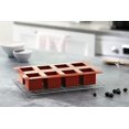 thumbnail image 5 of Molde cuadrado de silicona de 8 cavidades para dulces de chocolate BRI, 5 of 5