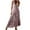 Wine, variant on Axiiglly Dresses for Women Summer Boho Floral Print Dresses Casual Flowy Long Maxi Dress Sleeveless V Neck Plus Size Dresses Loose Fit Flowy Dress