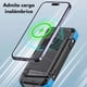thumbnail image 3 of Mr. Gadgets Solar Blast Power Bank 20000 Mah Bateria Panel Solar De Carga Portatil Con Linterna, Manivela De Emergencia, Carga Inalambrica, Color Negro Con Azul., 3 of 7