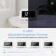 thumbnail image 2 of Digital Alarm Clock Radio - 0-100% Dimmer, Dual Alarm with Weekday/Weekend Mode, 6 Sounds Adjustable Volume, FM Radio w/Sleep Timer, 2 USB Charging Ports, Thermometer, Battery Backup(White), 2 of 6