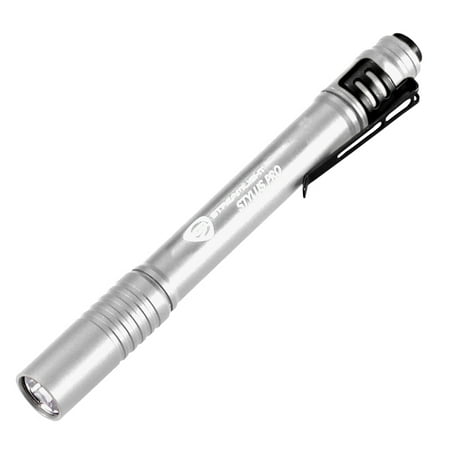 Streamlight Stylus Pro Led - Streamlight Stylus Pro 90 Lumen LED Penlight/Flashlight, Silver - 66121