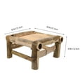 thumbnail image 2 of OULII Aesthetically Pleasing Bamboo Shower Bench for Elderly Use 1 PCS, 2 of 8