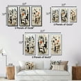 thumbnail image 4 of Designart "Abstract Urban Vision Black and White III" Modern Geometric Wall Art Set Of 3 - Black Abstract Canvas Set For Living Room Decor, 4 of 7