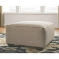 thumbnail image 2 of Bowery Hill Oversized Accent Ottoman in Hemp, 2 of 4