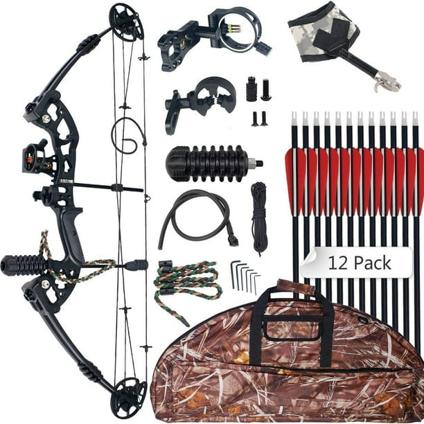 Adult Compound Bow for Hunting and Practice1555lbs Camo