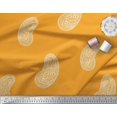 thumbnail image 3 of Soimoi Moss Georgette Fabric Paisley Block Fabric Prints by Yard 42 Inch Wide, 3 of 3