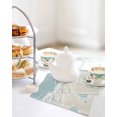 thumbnail image 4 of Blue Coastal Sea Turtle Kitchen Dish Towels for Drying Dishes Set of 2, Summer Beach Ocean Abstract Art Waffle Weave Microfiber Hand Tea Bathroom Towels Quick Dry & Absorbent Towel 12x12, 4 of 7