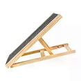 thumbnail image 2 of Wooden Dog Ramp 2 Tier Height Adjustable Pet Cat Ladder Foldable for Car, 2 of 5