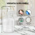 thumbnail image 3 of Botella dispensadora con bomba de vidrio Kitchentoolz, 3,8 L, detergente para ropa, 3 of 6