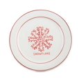 thumbnail image 1 of Home Essentials Molly Hatch Snowflake Dessert Plates (8.5″), Snowflake, 1 of 1