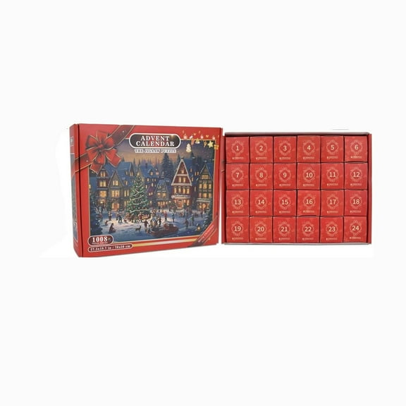 NIUBWJL 24 Days Christmas Countdown Puzzle Advent Calendar 2025
