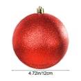 thumbnail image 6 of Ltvvegg Christmas Balls Ornaments, 4.72in Large Christmas Decorations Tree Shatterproof Christmas Ball Ornaments for Wedding Holiday Halloween Party Indoor Outdoor Decor, Red, 6 of 7