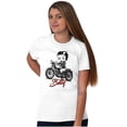 thumbnail image 4 of Betty Boop Vintage Motorcycle Biker Short Sleeve Women's Graphic Tee Brisco Brands S, 4 of 5