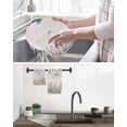 thumbnail image 5 of Blue Beige Coastal Kitchen Dish Towels for Drying Dishes Set of 4, Beach Starfish Summer Eucalyptus Rustic Waffle Weave Microfiber Hand Tea Bathroom Towels Quick Dry & Absorbent Towel 12x12, 5 of 7