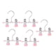 thumbnail image 4 of 5 uds perchas para botas Clips pinzas para ropa de lavandería con gancho soporte para botas ganchos para lavandería Clips colgantes para rosa, 4 of 9
