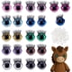 thumbnail image 1 of 22 ojos de seguridad de resina en 11 colores para amigurumi, ojos de seguridad ovalados, ojos de seguridad de ganchillo, ojos brillantes para animales de peluche con pestañas., 1 of 5