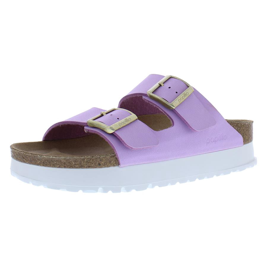 Birkenstock Arizona Papillio Flex Platform Narrow Unisex Shoes Size 3, Color: Crocus