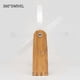 thumbnail image 4 of Vanity Mirror with Natural Bamboo Stand, 8 Inch 1X/2X Magnification Double Sided 360 Degree Rotating Magnifying Mirror(White-oval), 4 of 5