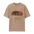 thumbnail image 2 of America 250th Anniversary Shirt Men Patriotic Liberty Bell Graphic T Shirt Casual Short Sleeve USA 250 Merchandise Tee, 2 of 5
