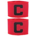 thumbnail image 1 of UPGRATOR 2 Pcs Brassards de Football Élastiques Élastiques Rouges Réutilisables Activités d'Équipe Hommes Femmes, 1 of 5