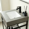 thumbnail image 3 of Miseno 702524-TB-WK Funes 24" Free Standing Single Basin Vanity Set - Matte Black / Gray, 3 of 7
