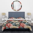 thumbnail image 3 of Designart "Delicate Pink Paisley Dream II" Damask Bedding Covert Set - Bohemian & Eclectic Bed Set With 2 Shams, 3 of 5