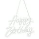 thumbnail image 3 of Letras de feliz cumpleaños con luces LED, letrero de neón romántico, decoración acrílica de feliz cumpleaños para fiesta, bar, blanco cálido, 3 of 14