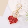 thumbnail image 6 of Osdhezcn Sparkling Heart Keychain With Full Rhinestoned Elegant Design for Daily Use, 6 of 15