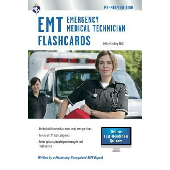 Pre-Owned EMT Flashcard Book   Online (Paperback) 0738611298 9780738611297