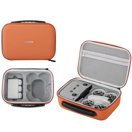 Carrying Case for DJI Neo Drone Hard Travel Carrying Case Storage Bag for DJI Neo Fly More Combo Accessories RC-N3 Remote Controller Neo Battery Charging Hub Portable Organizer Protective Case