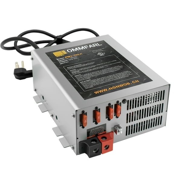 RV Converter Power Converter with Built-in 3 Stage Smart Battery Charger Power Supply-100 Amp