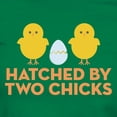 thumbnail image 3 of CafePress - Hatched By Two Chicks Women's T Shirt - Women's Traditional Fit Dark T-Shirt, 3 of 4