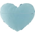 thumbnail image 3 of JWH 3D Flower Decorative Valentine's Day Gift for Her Heart Accent Pillow Case with Insert 14x16 inch Teal Blue, 3 of 11