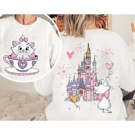 Disney Marie Cat Shirt, Magic Kingdom Trip Tshirt, Disneyland Family Vacation Gifts 2025, Magic Kingdom, Marie Cat Shirt, Disney Cat Shirt