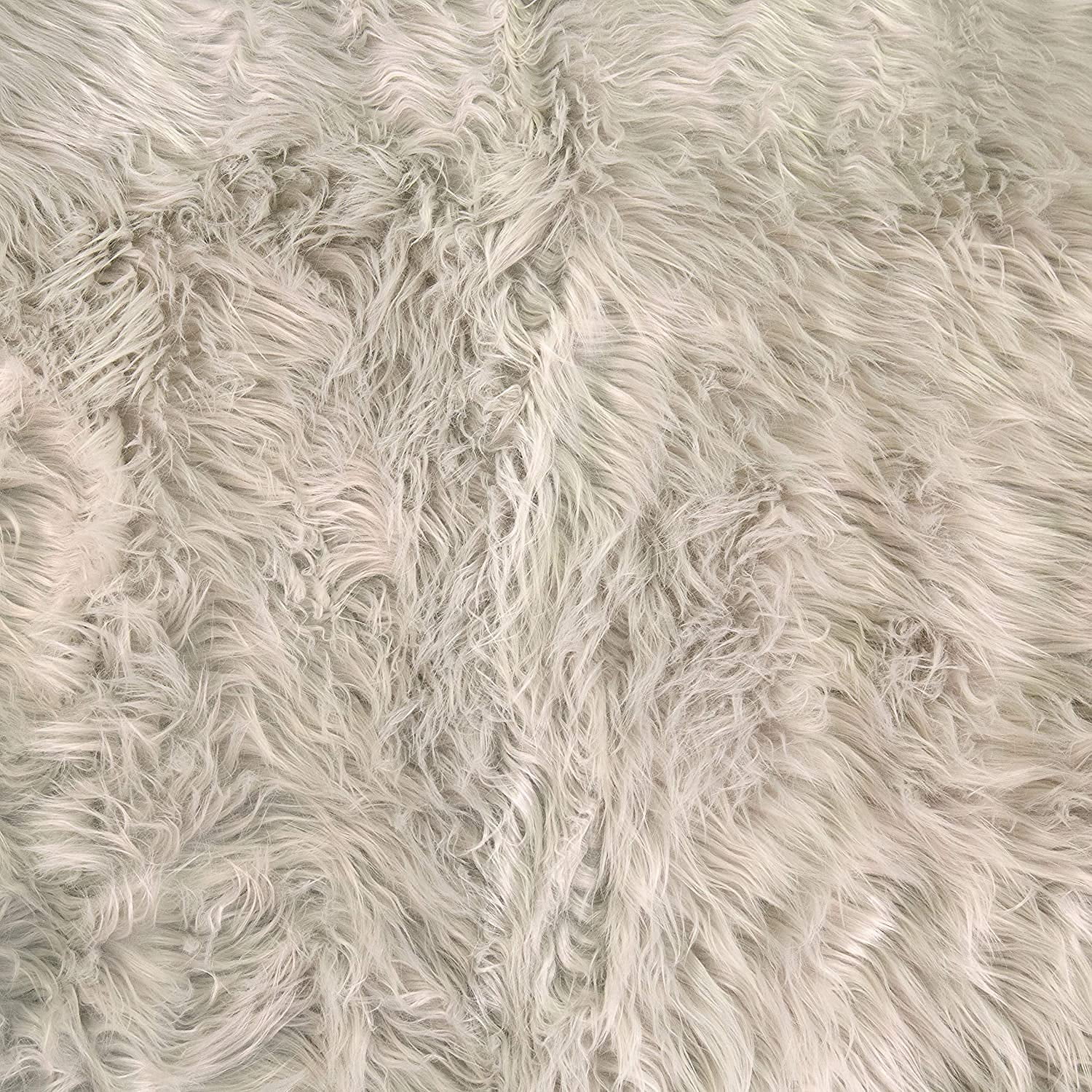 FabricLA Shaggy Faux Fur by The Yard 36" x 60" Craft & Hobby Supply
