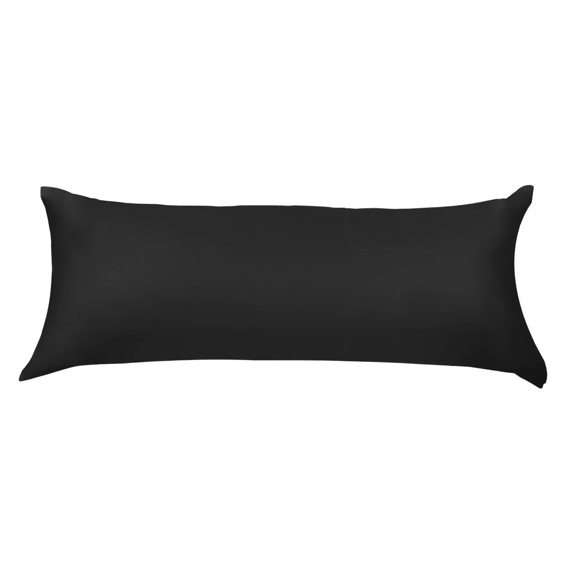 Unique Bargains Egyptian Cotton Long Body Pillow Cover Black 20