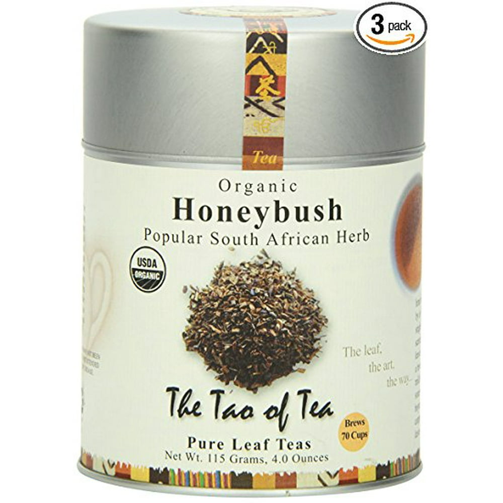 The Tao Of Tea African Red Tea Honeybush, 100 Organic, 4Ounce Tins