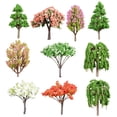 thumbnail image 3 of Adornos de árbol simulados, mesa de arena, árbol falso, adornos de árbol de micropaisaje, 10 Uds., 3 of 4