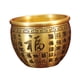 thumbnail image 1 of Billuyoard Tesoro Cuenca Escultura Regalo Riqueza Dinero Tarro Obra Latón Feng Shui Tazón Negro Palabra Decoración del hogar palabra negra, 1 of 1