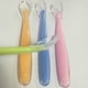 thumbnail image 4 of 4 cucharas de silicona para alimentación de bebés, cucharas de autoalimentación de entrenamiento, seguras para niños, cucharas de aprendizaje molar, colores aleatorios., 4 of 7