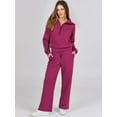 thumbnail image 6 of Women's two-piece suits fashionable airport wide-leg pants home suit, 6 of 9