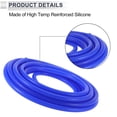 thumbnail image 5 of Unique Bargains 1 Pcs Silicone Vacuum Tubing Hose High Temperature 50Ft 3/8" 10mm ID 3mm Thickness Automotive Vacuum Line 130PSI Max Pressure Blue, 5 of 6