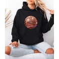 thumbnail image 6 of Glitter Basketball Hoodie for Women & Teen Girls Sparkle Game Day Pullover Sweatshirt, 6 of 8