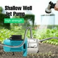 thumbnail image 2 of SUDEG Portable Garden Transfer Pump, Electric Sprinkler Booster Pump, Shallow Well Jet Pump for Home Lawn Irrigation and Water Draining, 2 of 9