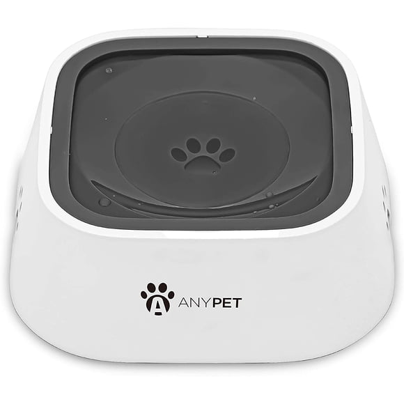 ANYPET Cuenco de Agua Potable Lento, Cuencos de Viaje para Perros y Gatos de Todos los Tamaños